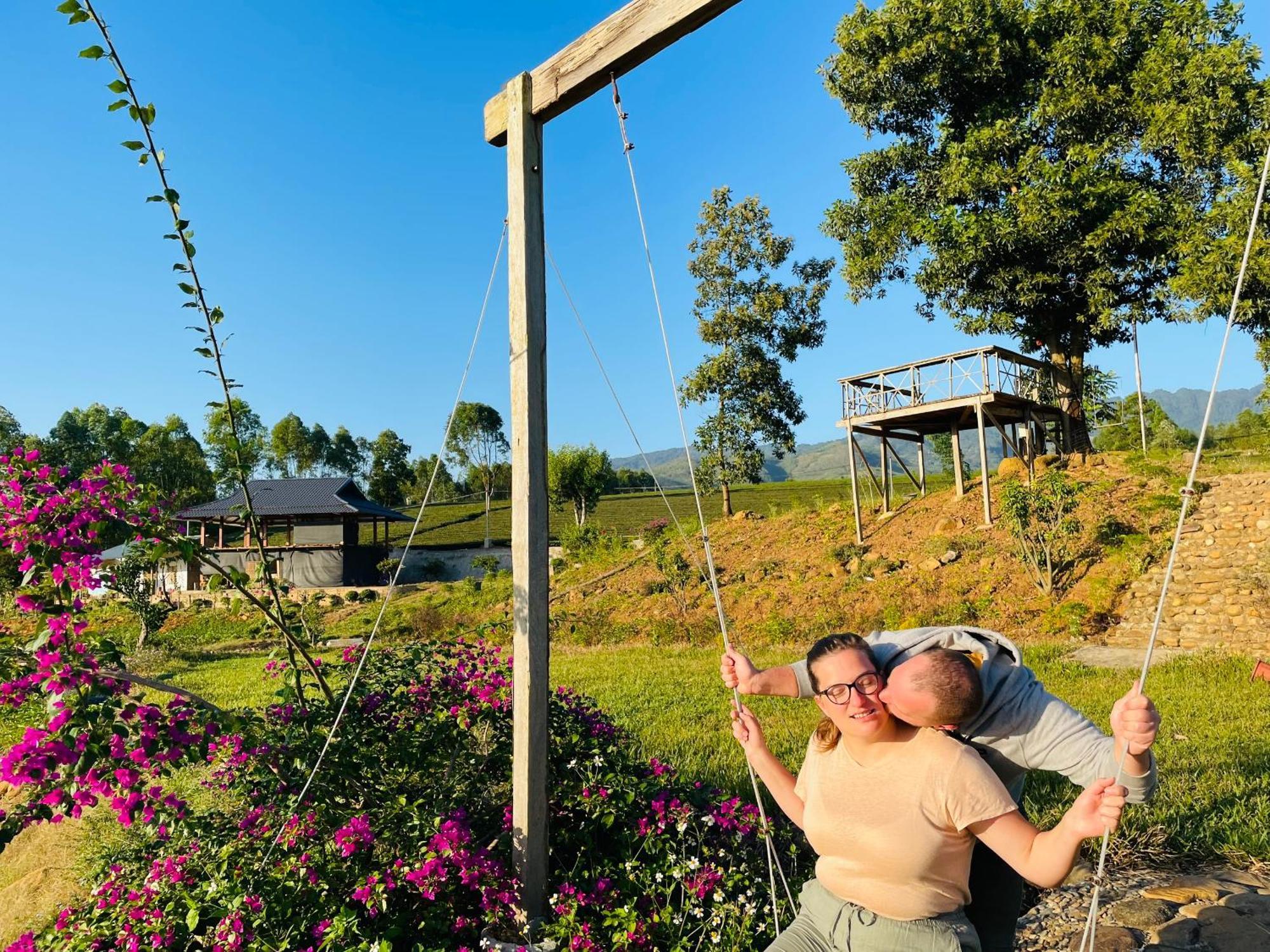 Nghia Lo Happy Homestay מראה חיצוני תמונה